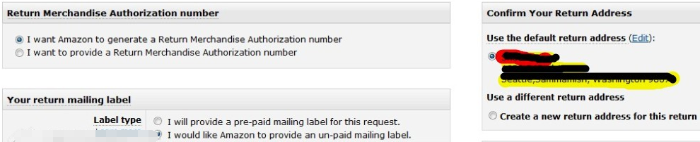亚马逊退货申请Return Request如何处理
