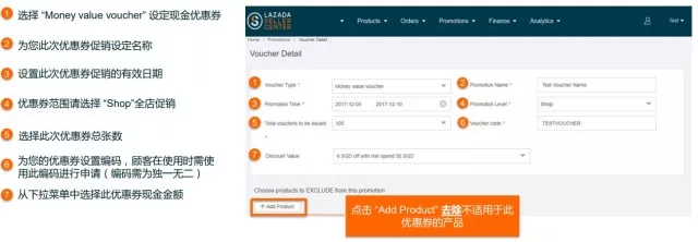 Lazada卖家优惠券如何使用