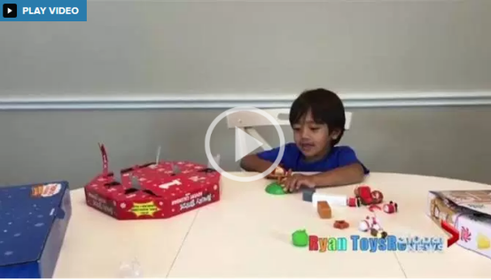 6岁男孩凭借YouTube玩具测评视频，年入千万美元