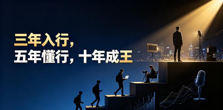 三年入行，五年懂行，十年成王